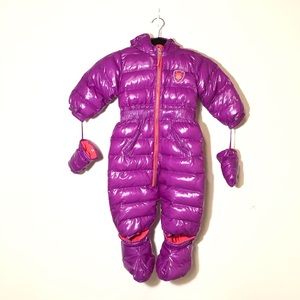 DEUX PAR DEUX Kids Puffer Winter Snowsuit Size 24M